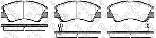 Stellox 286 002-SX - Тормозные колодки, дисковые, комплект unicars.by