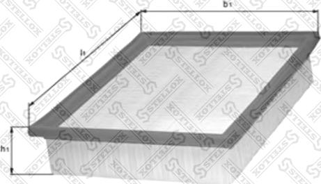 Stellox 71-01456-SX - Воздушный фильтр, двигатель unicars.by