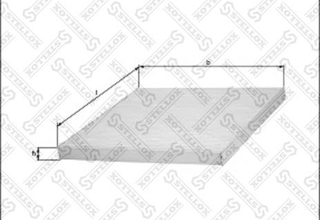 Stellox 71-10052-SX - Фильтр воздуха в салоне unicars.by