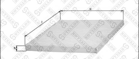 Stellox 71-10182-SX - Фильтр воздуха в салоне unicars.by