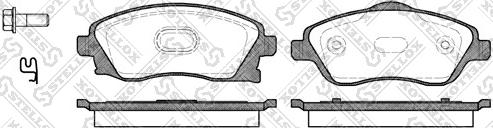 Stellox 785 012B-SX - Тормозные колодки, дисковые, комплект unicars.by