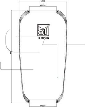 ST-Templin 04.060.6006.610 - Кожух пневматической рессоры unicars.by