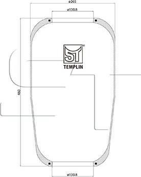 ST-Templin 04.060.6006.190 - Кожух пневматической рессоры unicars.by