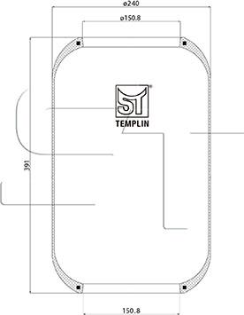 ST-Templin 04.060.6006.120 - Кожух пневматической рессоры unicars.by