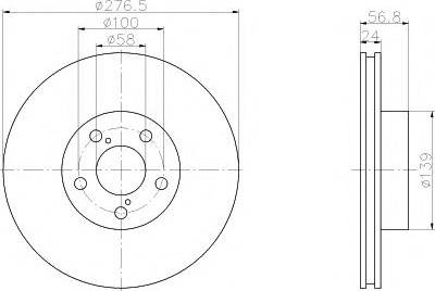 Subaru 26300AE091 - Тормозной диск unicars.by