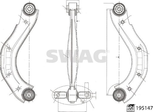 Swag 33 11 1956 - Рычаг подвески колеса unicars.by