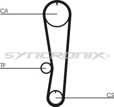 SYNCRONIX SY110568 - Комплект зубчатого ремня ГРМ unicars.by