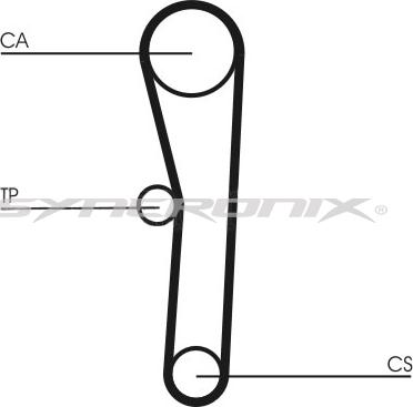 SYNCRONIX SY0536N - Зубчатый ремень ГРМ unicars.by