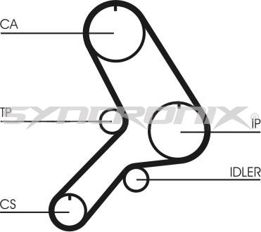 SYNCRONIX SY110619 - Комплект зубчатого ремня ГРМ unicars.by