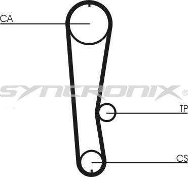 SYNCRONIX SY210680 - Комплект зубчатого ремня ГРМ unicars.by