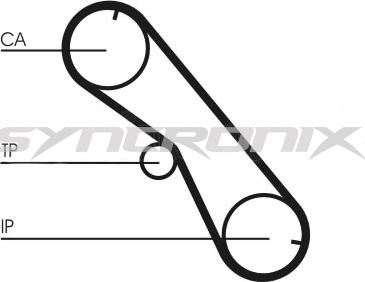 SYNCRONIX SY1089N - Зубчатый ремень ГРМ unicars.by