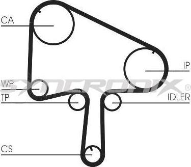 SYNCRONIX SY1101133 - Комплект зубчатого ремня ГРМ unicars.by