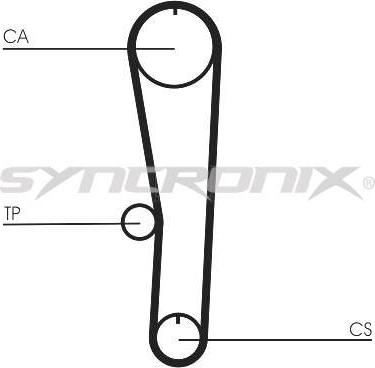 SYNCRONIX SY1132N - Зубчатый ремень ГРМ unicars.by