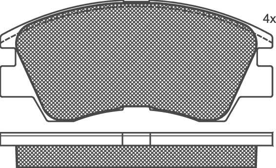 TRW Engine Component GDB7522 - Тормозные колодки, дисковые, комплект unicars.by