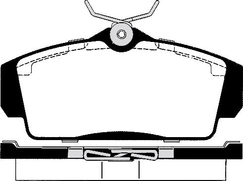 Stellox 331 000B-SX - Тормозные колодки, дисковые, комплект unicars.by