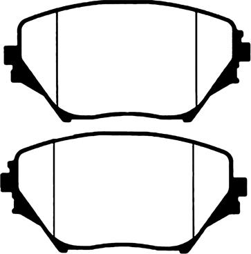 Triscan 0 986 TB2 390 - Тормозные колодки, дисковые, комплект unicars.by