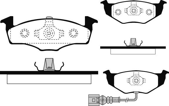 Spidan 32815 - Тормозные колодки, дисковые, комплект unicars.by