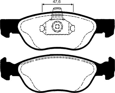 Textar TX0448 - Тормозные колодки, дисковые, комплект unicars.by