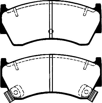 Magneti Marelli 363700203038 - Тормозные колодки, дисковые, комплект unicars.by