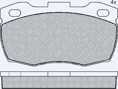 Valeo 302417 - Тормозные колодки, дисковые, комплект unicars.by