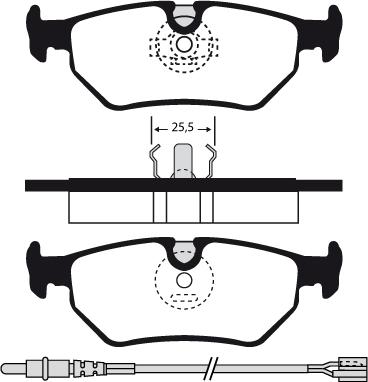 Textar 21275169 - Тормозные колодки, дисковые, комплект unicars.by