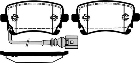 FTE 9005018 - Тормозные колодки, дисковые, комплект unicars.by