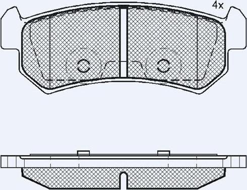 Technika 02259 - Тормозные колодки, дисковые, комплект unicars.by