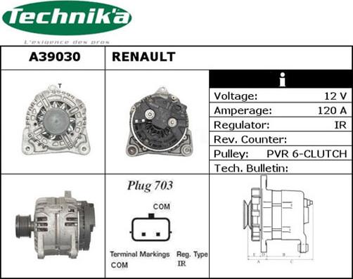 Technika A39030 - Генератор unicars.by