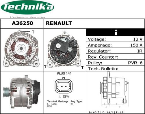 Technika A36250 - Генератор unicars.by