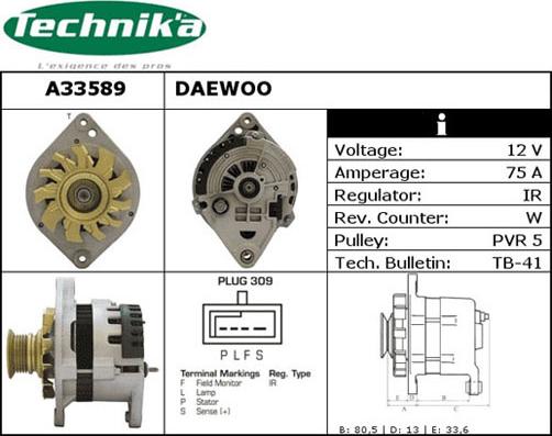 Technika A33589 - Генератор unicars.by