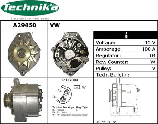 Technika A29450 - Генератор unicars.by