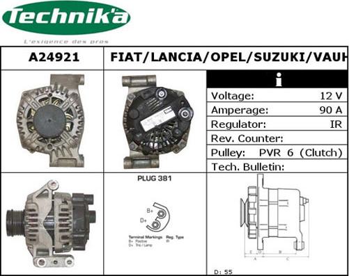 Technika A24921 - Генератор unicars.by