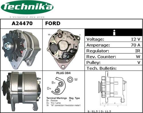 Technika A24470 - Генератор unicars.by