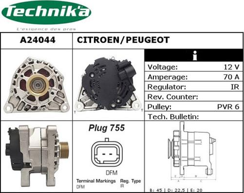 Technika A24044 - Генератор unicars.by