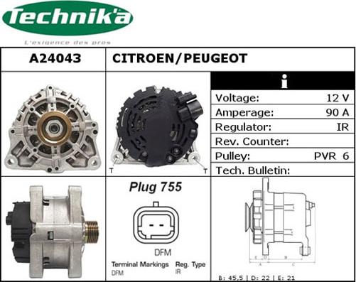 Technika A24043 - Генератор unicars.by