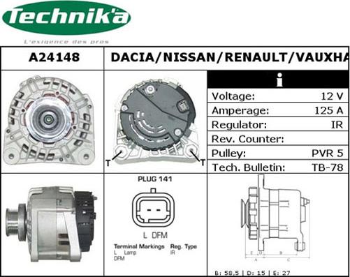 Technika A24148 - Генератор unicars.by