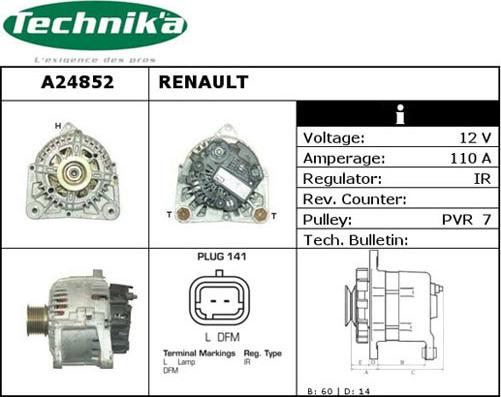 Technika A24852 - Генератор unicars.by