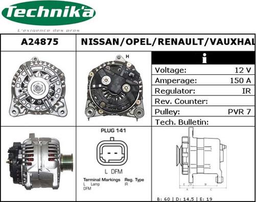 Technika A24875 - Генератор unicars.by