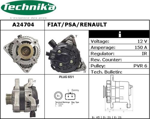 Technika A24704 - Генератор unicars.by