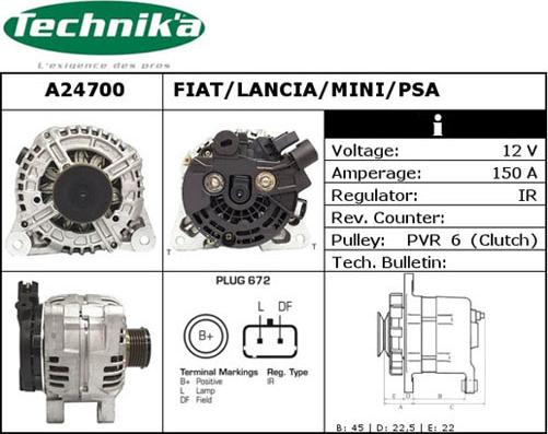 Technika A24700 - Генератор unicars.by