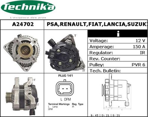 Technika A24702 - Генератор unicars.by