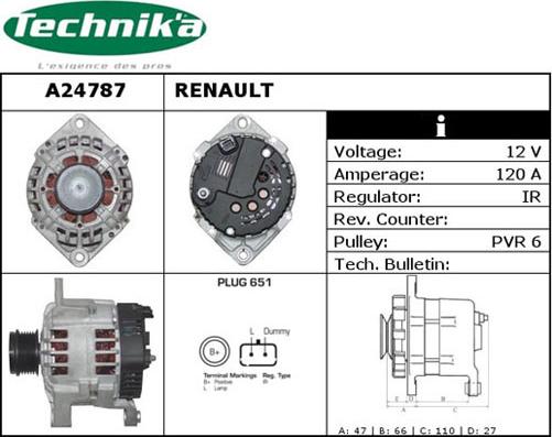 Technika A24787 - Генератор unicars.by