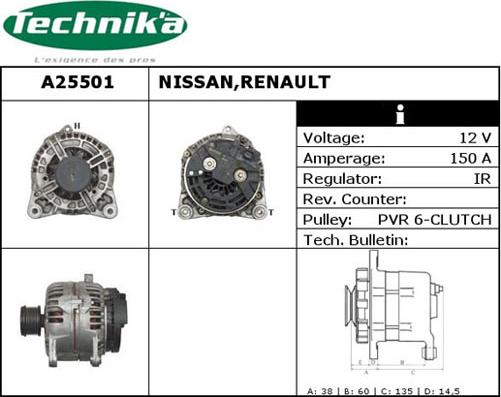 Technika A25501 - Генератор unicars.by