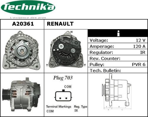 Technika A20361 - Генератор unicars.by