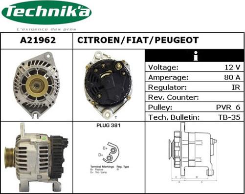 Technika A21962 - Генератор unicars.by