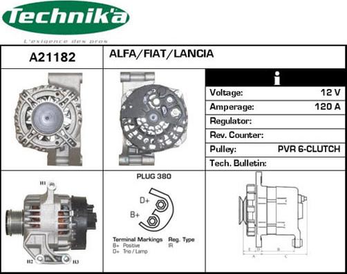 Technika A21182 - Генератор unicars.by