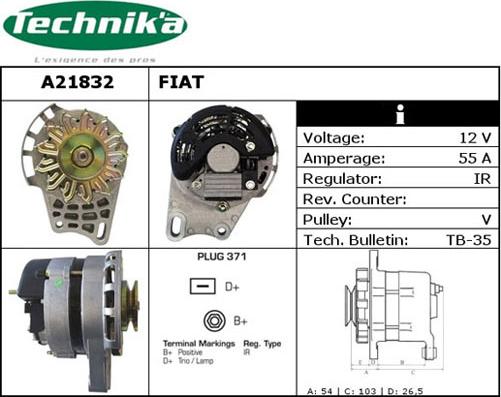 Technika A21832 - Генератор unicars.by