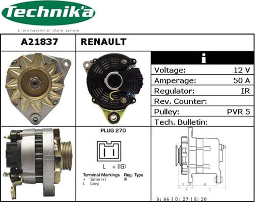 Technika A21837 - Генератор unicars.by