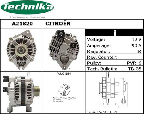 Technika A21820 - Генератор unicars.by