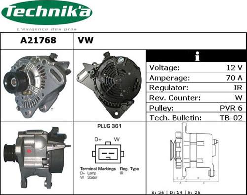 Technika A21768 - Генератор unicars.by